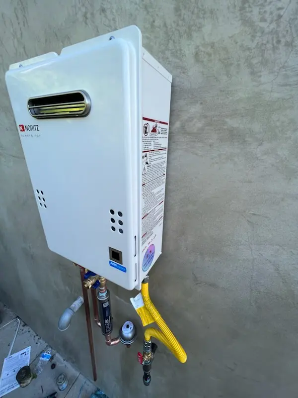 Tankless water heater installation for Roslyn Estates homes