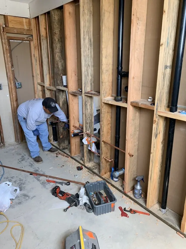 Commercial rough-in plumbing for Trenchless Sewer Repair in Roslyn Estates